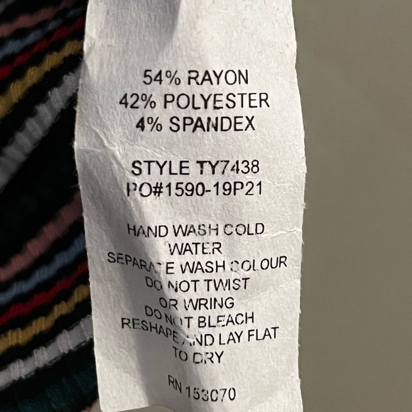 Women's Striped Multicolor Top - Picture 4 of 4